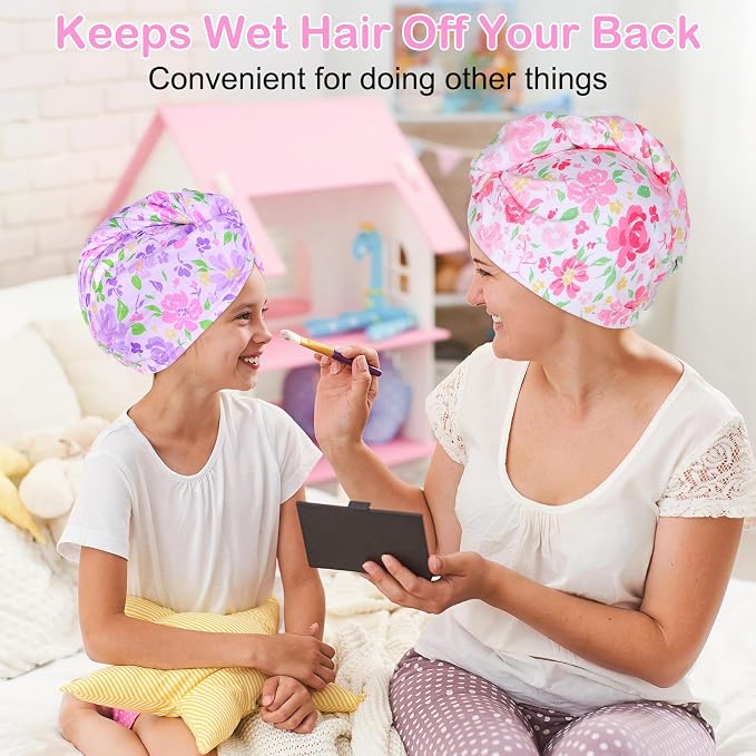 Basumee Microfiber Hair Towel Wrap - Image 4