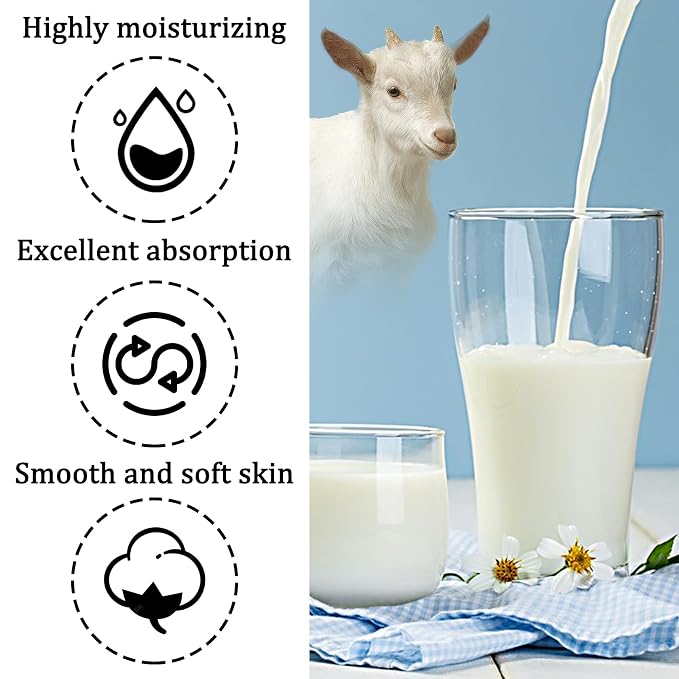 Goat Milk Body Wash, Gentle Silk Soft Foaming Milk Bath, Moisturizing Body - Image 5
