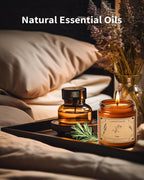Sage Candles for Cleansing, 16oz Large Jar White Scented Candle, Over 100 Hours - Image 2