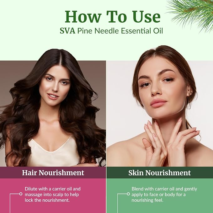 SVA Pine Needle Essential Oil – 4 Fl Oz – 100% Natural Pine Needle Oil - Image 5