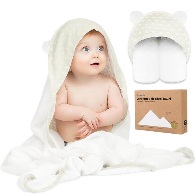 KeaBabies Hooded Baby Towel for Newborn by KeaBabies