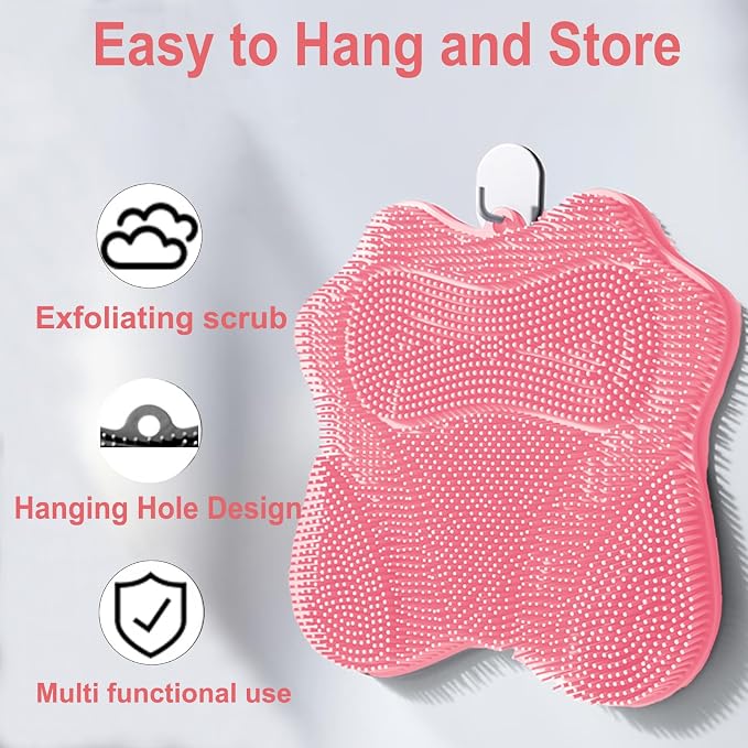 Shower Foot Scrubber, Shower Foot and Back Scrubber - Image 6
