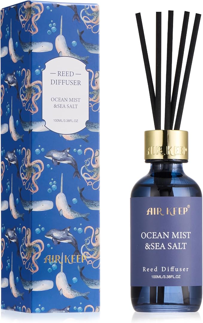 Airkeep Reed Diffuser Set, 3.38 fl oz by Airkeep