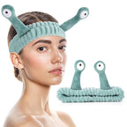 WLLHYF Spa Headband Facial Makeup Head Band Microfiber Soft Coral Fleece Head - Image 9