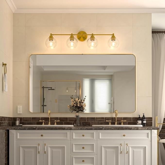VONLUCE Bathroom Light Fixtures, 4-Light Vanity Light - Image 6