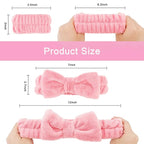CIEHER 12 PCS Makeup Headband for Women Wrist Washband Scrunchies Cuffs for - Image 4