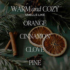 Sweet Water Decor Warm and Cozy Candle | Pine, and Fir Balsam Winter Scented - Image 2