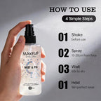 Setting Spray for Makeup, 16 Hr Long Lasting Fixing Spray Waterproof Transfer - Image 9