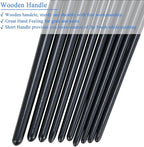 BOSOBO Paint Brushes Set, 10 Pack 100 Pcs Round Pointed Tip Paintbrushes Nylon - Image 4