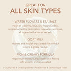 Dionis Goat Milk Hand Cream Water Flowers & Sea Salt 1 oz - Image 7