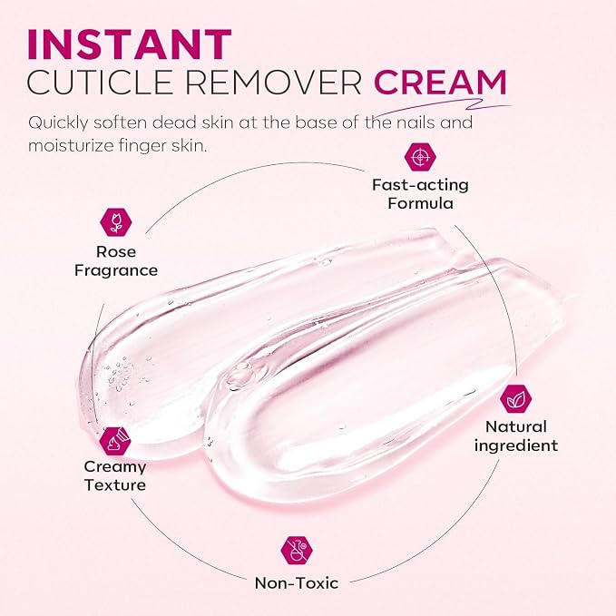 Modelones Cuticle Remover Cream Cuticle Softener Nail Repair - Image 4