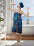 Women's Spa Bath Towel Wrap Set - Image 5