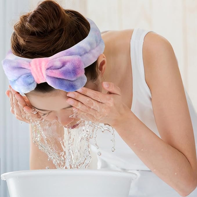 8 Pack Spa Headbands, Microfiber Face Wash Headbands - Image 4