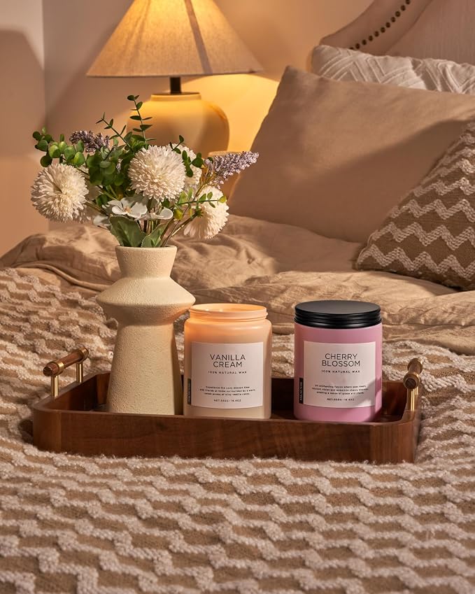 M&SENSE Large Vanilla Scented Candles - Image 7