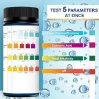 Pool Test Strips, 100 Strips Pool and Hot Tub Test Strips, Swimming Pool Test - Image 2
