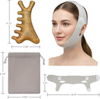 4 in 1 Gua Sha Tool for Face & V Line Lifting Mask, Scalp Massage, Jaw Lifting - Image 2