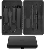 Precision 8 Pieces Men’s Nail Grooming Travel Kit, Stainless Steel Manicure Set by OFIDUS
