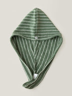 WENSHUO Frosted Pines-Striped Hair Towel Wrap-Drying Tool, 100% Combed Cotton by WENSHUO