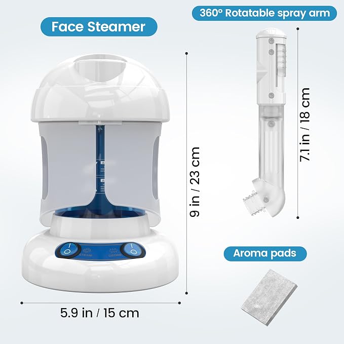 Nisperos Nano Ionic Facial Steamer - Image 6