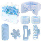 16 Pcs Skincare Headband Set, Face Washing Headband by XiuyingFeng