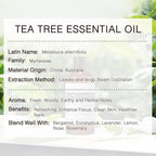 Tea Tree Essential Oil 100ML, 100% Pure Natural Tea Tree Oil - Image 7