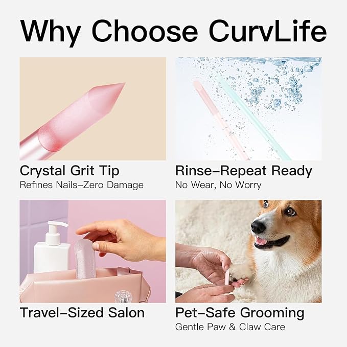 Curvlife 2-Pack Glass Cuticle Pushers - Image 6