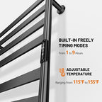 Paraheeter Wall Mounted & Freestanding Heated Towel Rack - Image 2