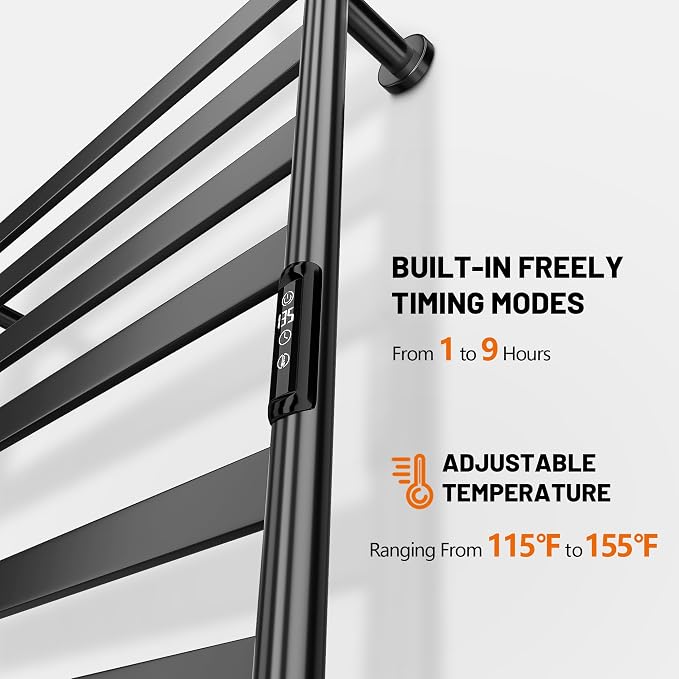 Paraheeter Wall Mounted & Freestanding Heated Towel Rack - Image 2