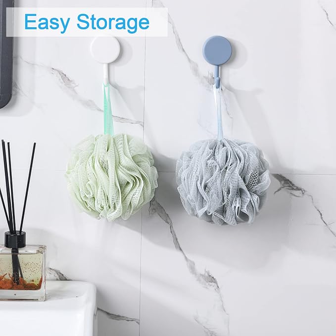 AmazerBath Loofah Sponge 60g/Piece, Exfoliating Bath Sponge Body Scrubber - Image 7