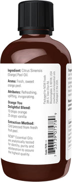 NOW Essential Oils, Uplifting Aromatherapy Scent, Cold Pressed, 100% Pure - Image 2