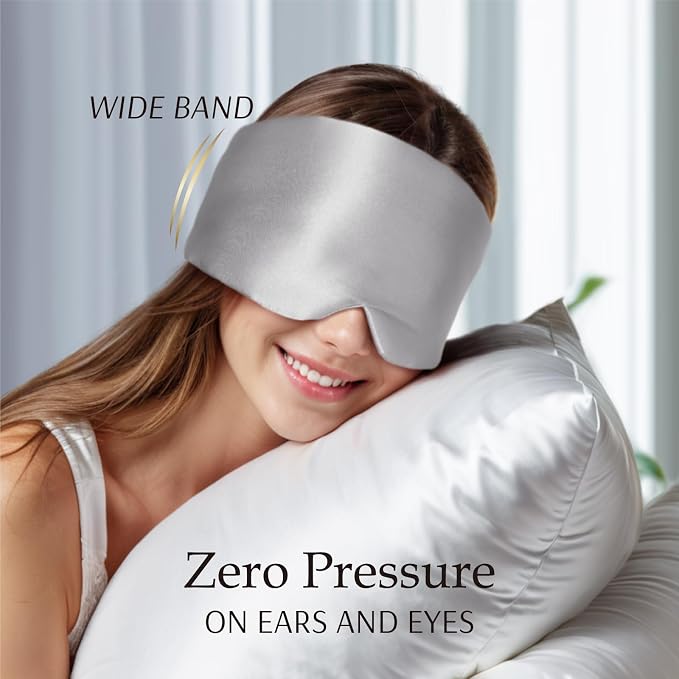 Zenssia 100% Mulberry Silk Sleep Mask Eye Mask - Image 5