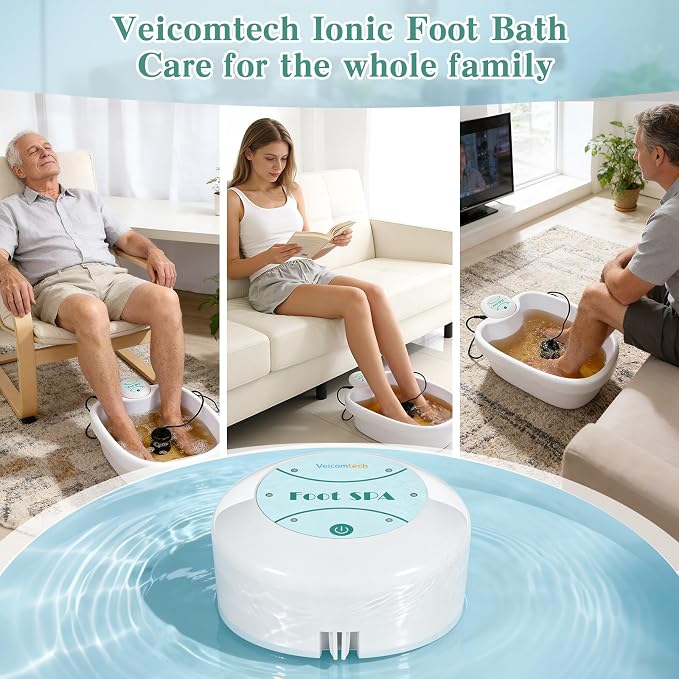 Portable Ionic Detox Foot Bath Machine, Ionic Detox Foot Spa Chi Cleanse - Image 5