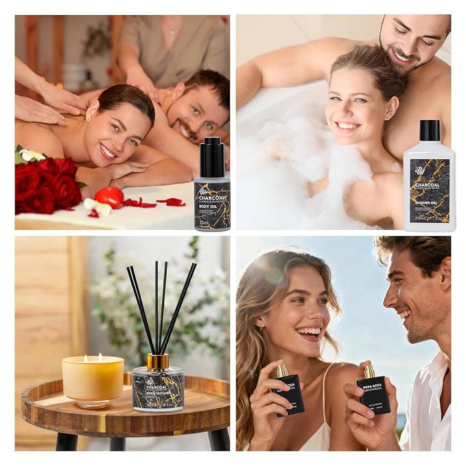 35 Pcs Charcoal Bath & Body Gift Basket - Image 5
