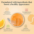 BLOOMORA Vitamin C & Caffeine Under Eye Patches, Under Eye Mask - Image 2