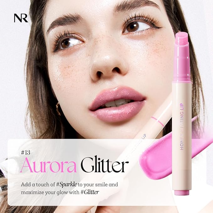 Nature Republic HONEY MELTING LIP GLITTER SOFT LIP STICK Hydrating Gloss - Image 2