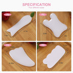 airogym 4 Pack Gua Sha Scraping Massage Tool, Natural Stone Gua Sha Board - Image 6