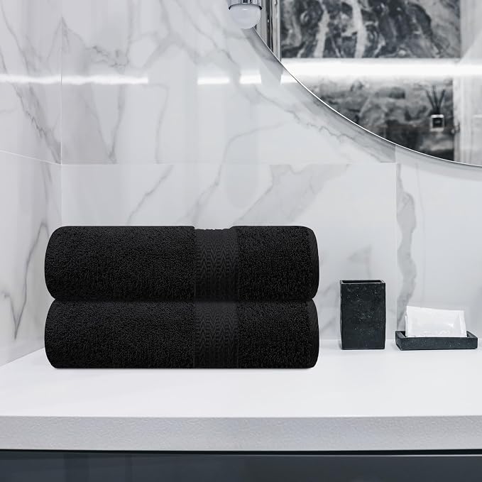 Oversized Bath Sheet 35 x 75 Pack of 2 | 450 GSM Quick Dry and Highly Absorbent - Image 7