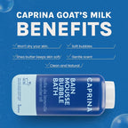 Caprina Fresh Goat’s Milk Bubble Bath, Hydrating Relaxing Foam Bath, - Image 2