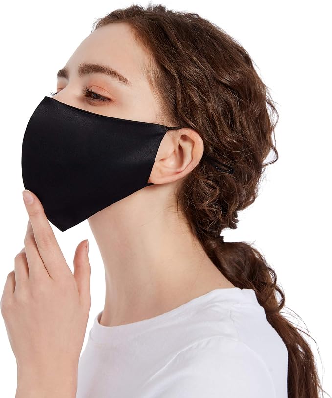 ROSEWARD 100% Mulberry Silk Face Mask - Image 3