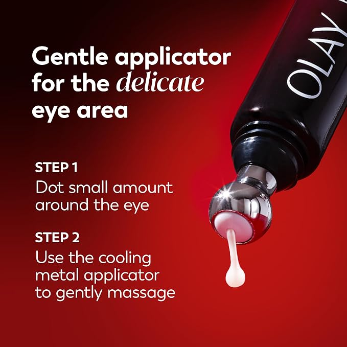Olay Regenerist Under Eye Cream Roller, Eye Wrinkle Cream, Crows Feet & Bags - Image 7