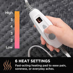 Brookstone Herringbone Portable Heating Pad - Image 3