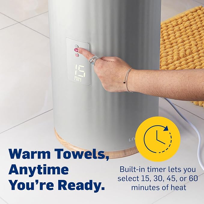 Live Fine Towel Warmer | Bucket Style Luxury Heater - Image 3