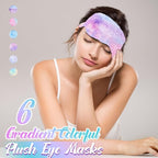 Cuffbow 12 Pcs Plush Sleeping Eye Masks Bulk Comfortable Sleep Eye Cover Mask - Image 3