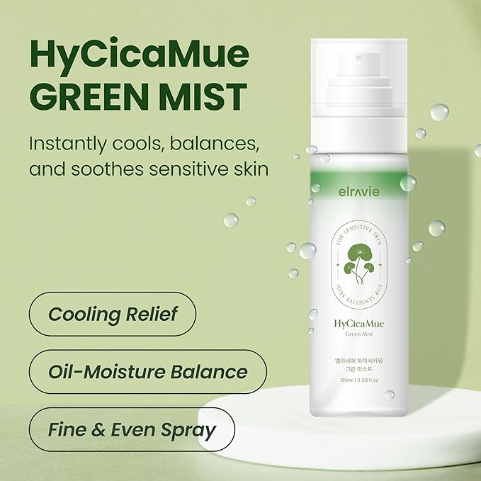 HyCicaMue Green Face Mist | Ultra-Fine Face Spray - Image 2