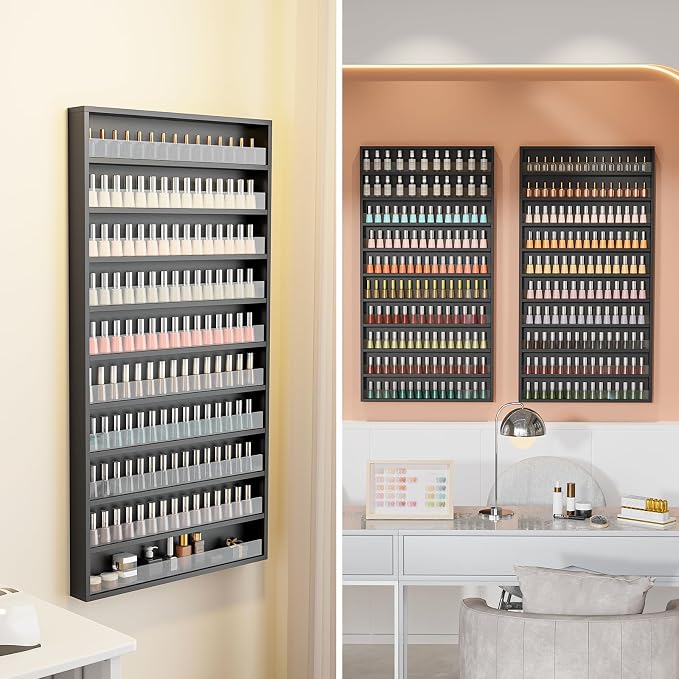 OmySalon Nail Polish Organizer Wall Mount - Image 7