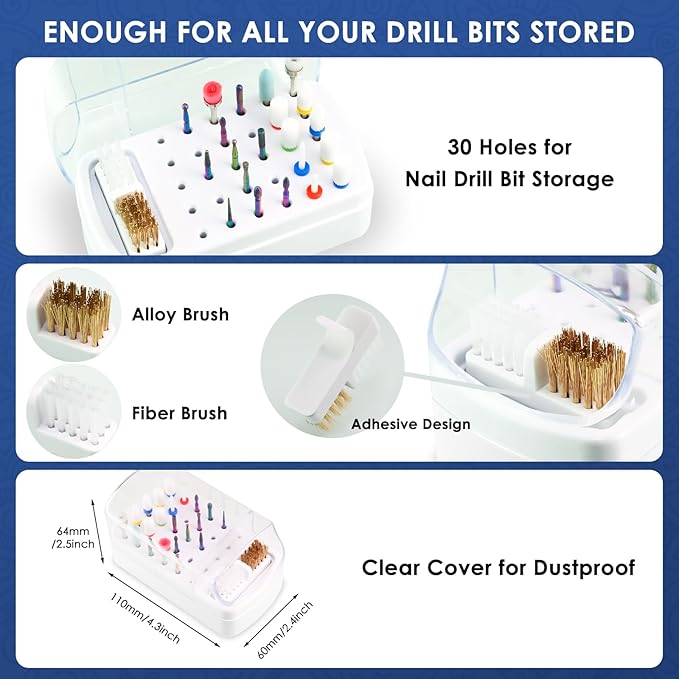 21pcs Nail Drill Bits Sets - Image 7