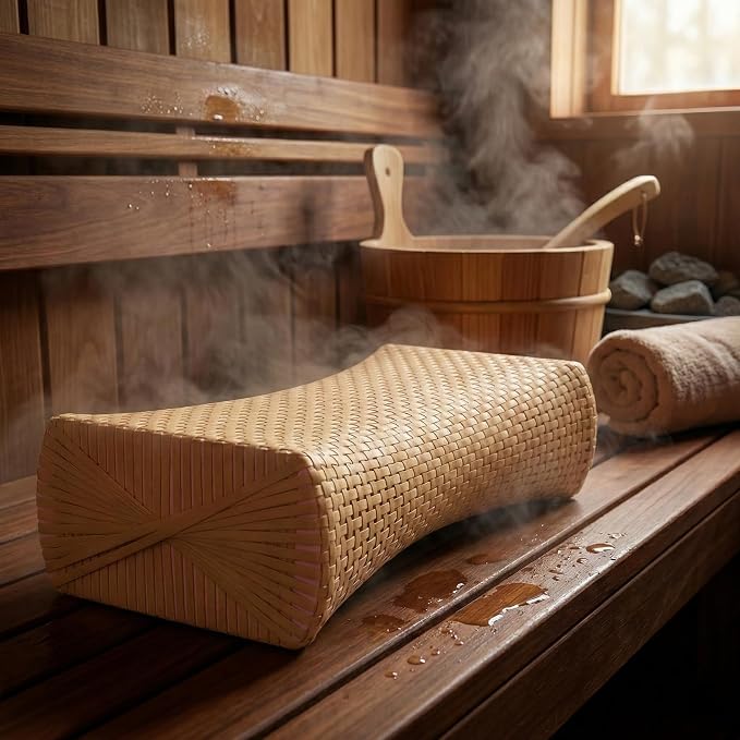 iplusmile Simulated Rattan Sauna Pillow - Image 6