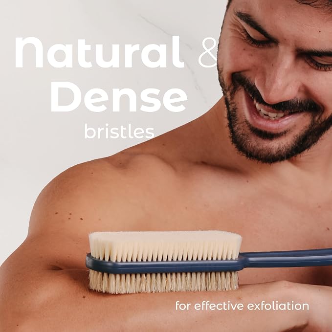 MainBasics Back Scrubber for Shower, Long Handle Body Brush - Image 3