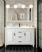 New Bathroom Vanity Light Fixtures 4 Lights Brushed Nickel Glass Shade Modern - Image 7