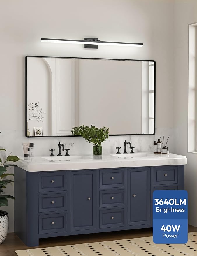 VOLISUN Modern Bathroom Vanity Light 48 inch, 40W Dimmable 5CCT Led Bathroom - Image 6